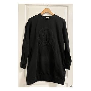MONCLER Embroidered Tunic Sweatshirt